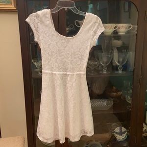 White lace dress, Size small